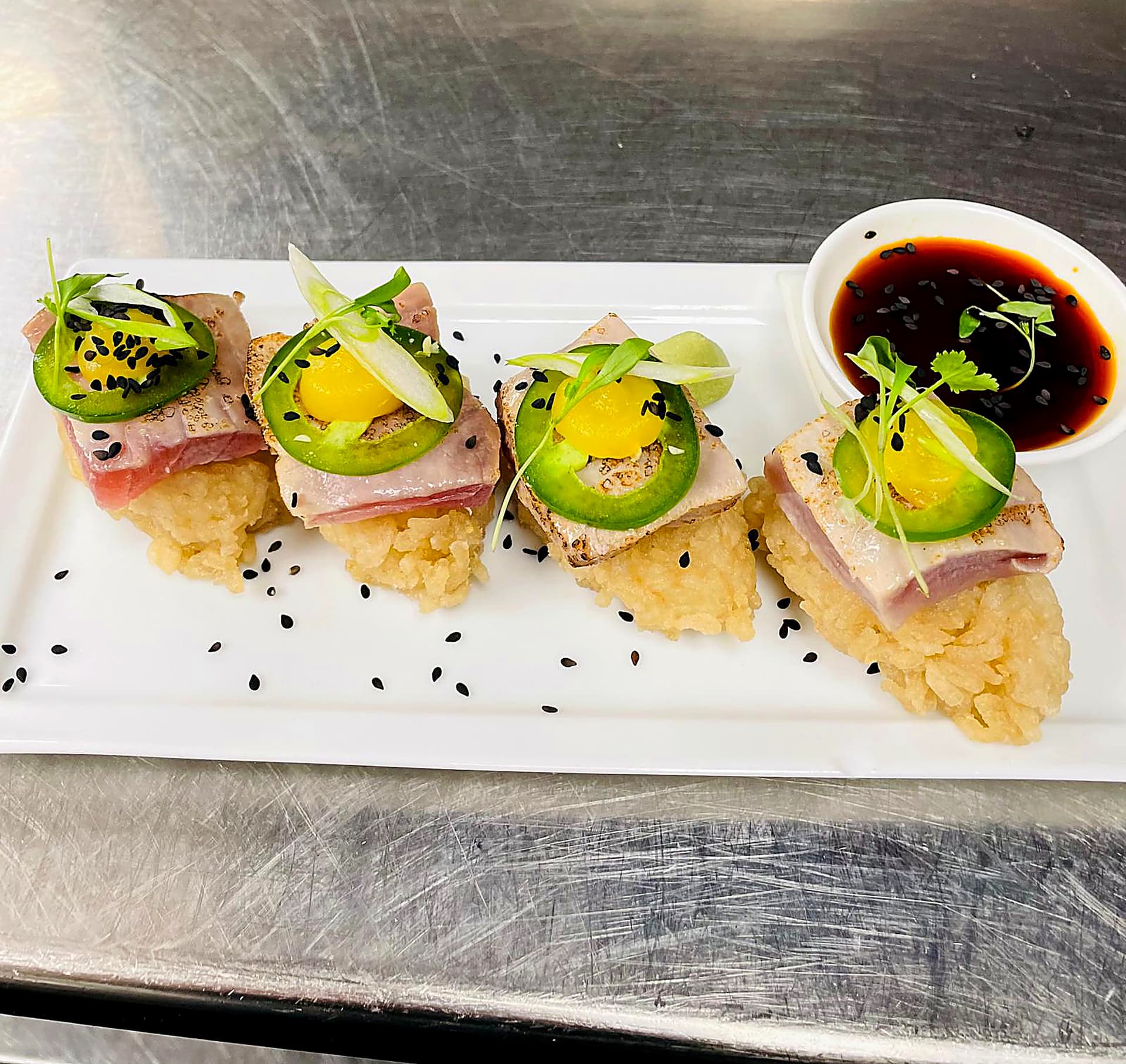 Seared Tuna Tempura